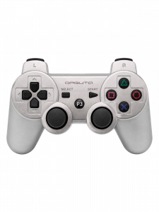 Геймпад беспроводной Bluetooth джойстик для PS3, ПК, Орбита OT-PCG02 Серебро